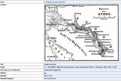 Beispiel eines Datenbank-Eintrags (Screenshot)