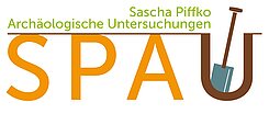 LLogo der Grabungsfirma SPAU (Sascha Piffko Archäologische Untersuchungen)