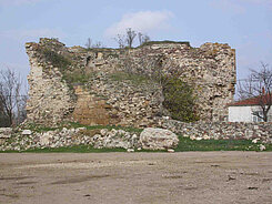 Foto von Mauerresten eines byzantinischen Turms